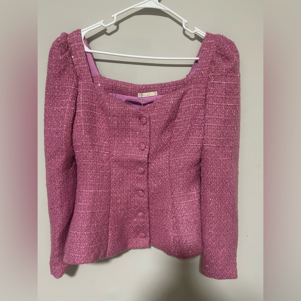 SALE!! Ave Rara NWT Chic Pink Women's Blazer 0123